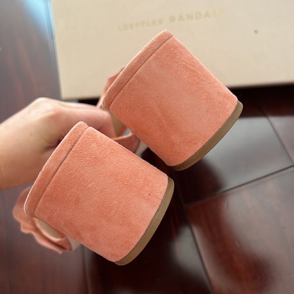 Loeffler Randall Suede Ruffle Embellishment Mules size 10 with original box - Picture 5 of 6